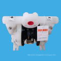 1 inch plastic pneumatic diaphragm pump with  PTFE diaphragm and PTFE valve ball